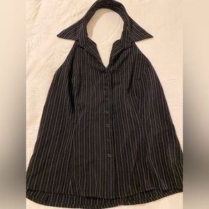 EUC - Torrid | pinstripe halter | size 1